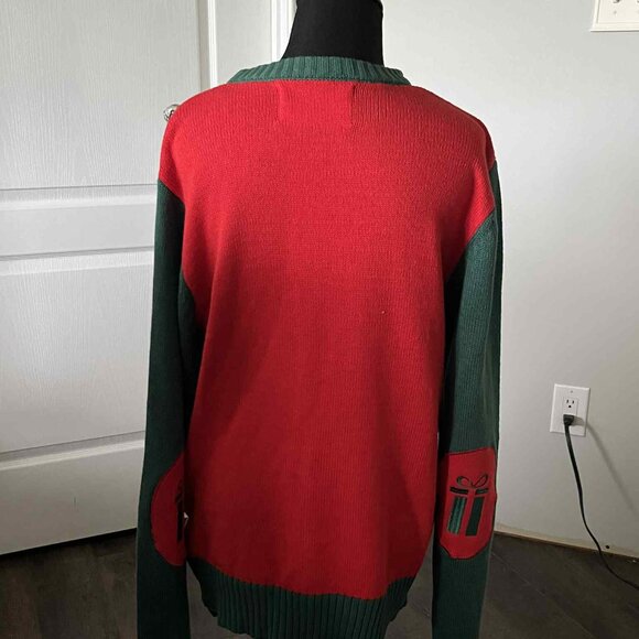 Spencer's Light Up Ugly Christmas Sweater Women's size Medium - Picture 2 of 5